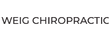 The Weig Chiropractic Center website scrolling logo